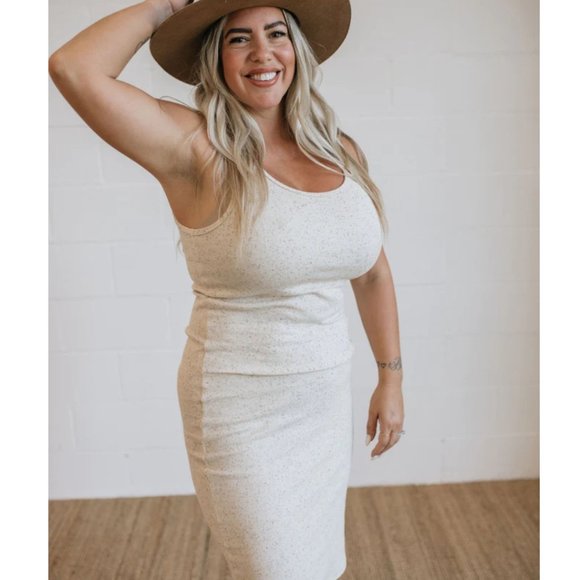 Jax and Lennon XS Navy Ribbed Dress - Picture 2 of 2